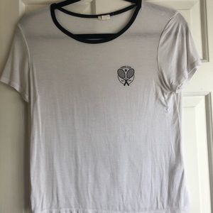 Tennis racket tee